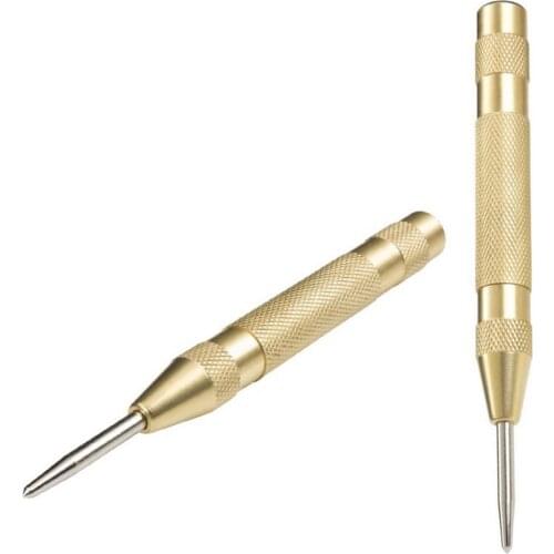5 Inch Automatic Punching Woodworking Tools Drill Bit Electric Tools Metal Drills Center Pin Punch Spring Loaded Dent Marker