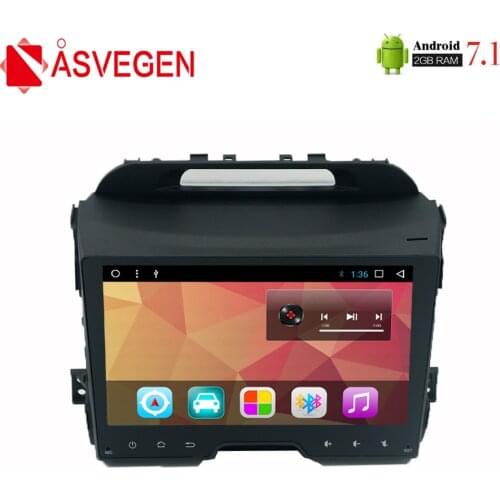 Asvegen 10.2 inch 2 Din Quad Core Android 7.1 Car Auto GPS Navigation Audio Radio Multimedia Player For KIA Sportage 2011-2015