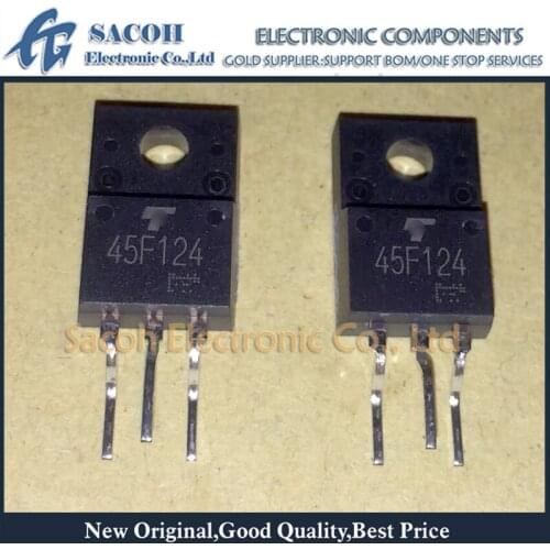 Free shipping 10Pcs GT45F124 45F124 GT45G124 45G124 TO-220F Power IGBT transistor
