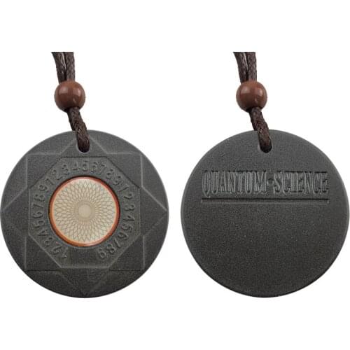 Punk Chain Necklace- Bio Scalar Quantum Energy Pendant Necklace with Negative Ions Anti EMF Protection Necklaces Women Men