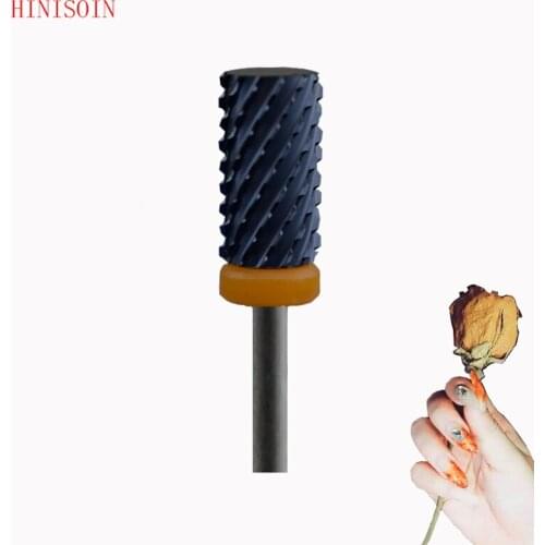 Black Ceramic Nail Drill Bit-5Pcs - Small Barrel Bit - (1089.060)