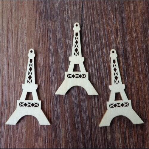 50pcs Nature Color Wood Gift Tags Tower Wooden Wedding Favor Tags, Price Label Party Hang Tags Hemp String Included