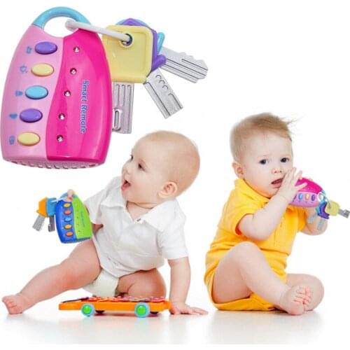 Baby Toy Pretend Play Educational Toys Vocal Smart Remote Car Voices Musical Car Key For Children Baby Music Toys