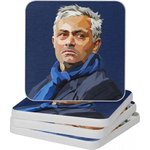 Jose Mourinho Diatomaceous Earth Square Round Coaster Quick-drying Cup Bonsai Mat Soap Toothbrush Pad Wholesale 10x10cm
