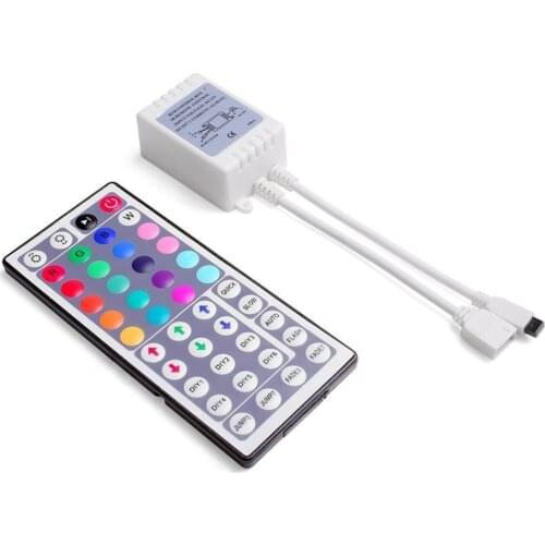 DC 12V 44 Key IR Remote Controller with Receiver For RGB LED Strip light Accessoires SMD 5050 3528