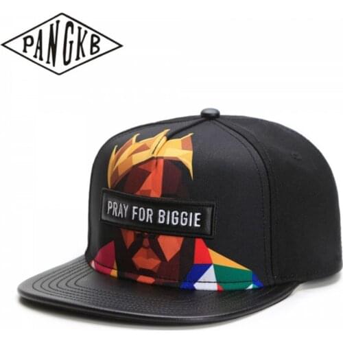 PANGKB Brand BIGASSO CAP PRAY FOR BIGGIE hip-hop snapback hat for men women adult outdoor casual sun baseball cap