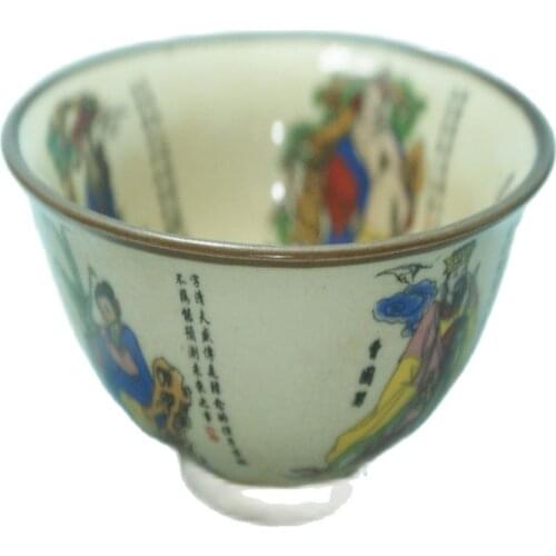 CHINESE FOLK ART Collection -- China old Painted porcelain bowl