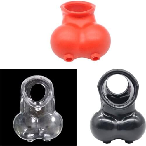 Penis Sleeve Rings Testis Cover Male Delayed Lasting Ejaculation Retarder Couples Sex Adult Erotic Products dropshipping