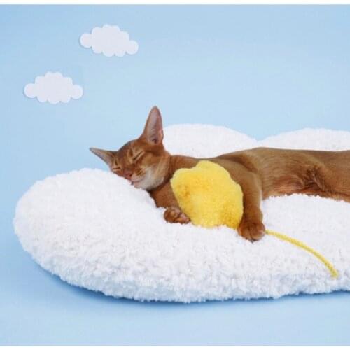 Cute Adorable Warm Cat Bed House Cat Bed For Winter And Summer Dog Nest Washable Cozy Round Sunglasses Small Dog House Mats For