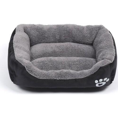 Dog Beds Waterproof Bottom Bed For Dogs Soft Fleece Warm Cat Bed House Puppy Bed Pet Cushion Mat For Large Dogs S-3XL