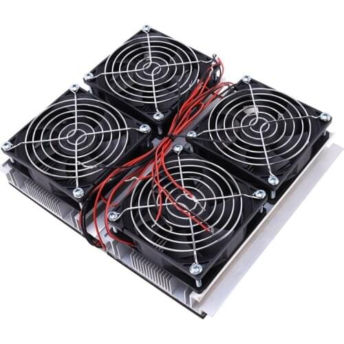 Semiconductor Peltier Cooler 240W Semiconductor Refrigeration Thermoelectric Peltier Cold Plate Cooler with Fan New