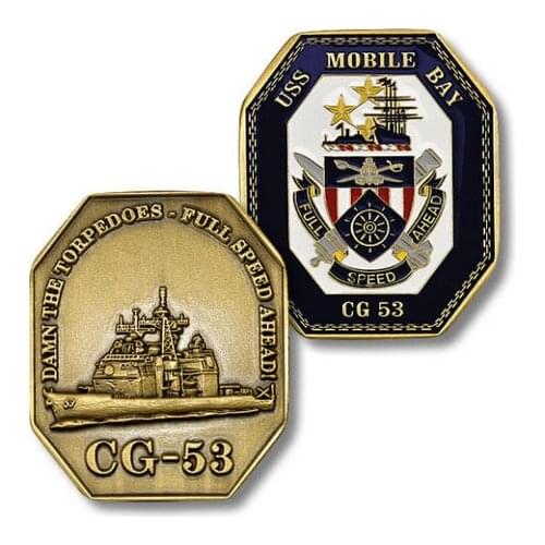 U.S. Navy Bronze Challenge Coin hot sales Military Coins new cheap engrave metal coin low price Custom coins