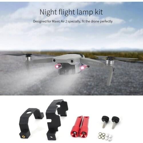 Mavic Air 2 LED Lights Night Flying Lamp Kit Lightweight Expansion Accessories For DJI Mavic Air 2 Drone Night Flight