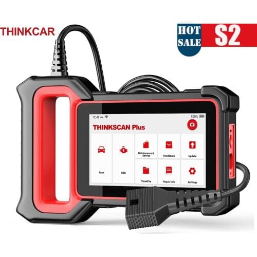 THINKCAR Thinkscan Plus S2 OBD2 Automotive Diagnostic Scanner Airbag ABS ECM System Oil EPB DPF SAS TPMS Reset Professional Tool