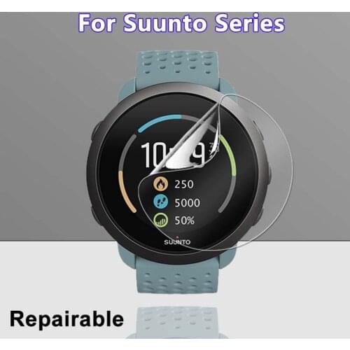 Ultra Clear Screen Protector For Suunto 9 Peak / Baro Soft Hydrogel Protective Film For Suunto 7 D5 5 3 Fitness Watch -Not Glass