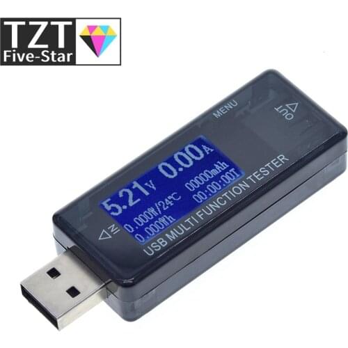 KWS-MX16 USB Tester Current Voltage Digital Dispay Charger Capacity Doctor Quick Charge Power Bank Meter Voltmeter 4V-30V 0-5A