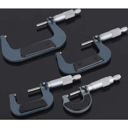 1Pc Outside Micrometer 0.01mm 0-25mm/25-50mm/50-75mm/75-100mm Metric Gauge Vernier Caliper for Measuring Tools