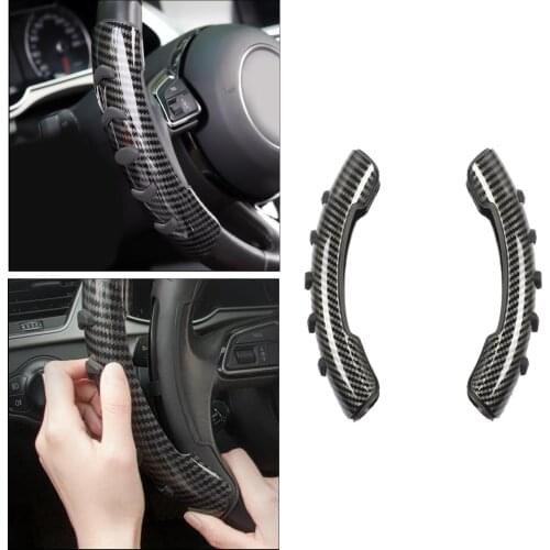 ABS Car Steering Wheel Cover Booster Cover Waterproof with Decrease Stress Buttons for Most Vehicles Car Modification Supplies
