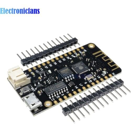 Wifi Bluetooth Development Board Antenna ESP32 ESP-32 REV1 CH340 CH340G MicroPython Micro USB Lithium Battery Interface