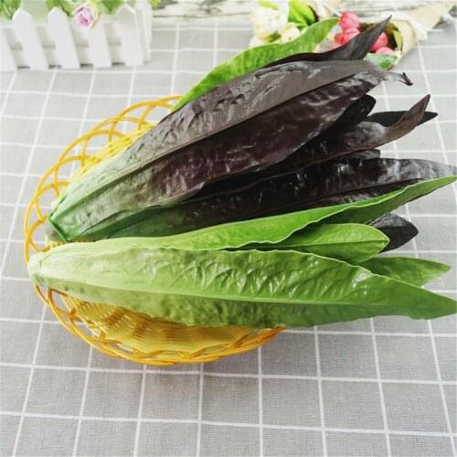 Green vegetables fake Vegetables restaurant store shop decor Leaf lettuce leafy vegetables props artificial Vegetables model