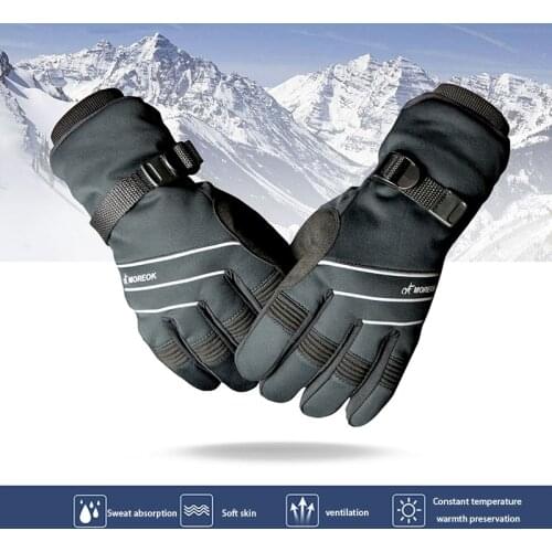1 Pair Winter Cycling Gloves Full Finger Touch Screen Motorcycle Gloves for Men Women MTB Road Bike Gloves Cycling Equipment