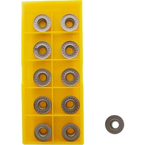 10PCS RPMT1204MO E JS VP15TF carbide inserts face milling Turning tool RPMT 1204MOE JS Lathe Tools Milling cutter CNC tool
