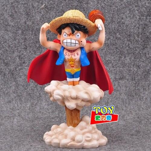Anime One Piece Monkey.D.Luffy GK Super Luffy Nami PVC Figure Figurine Collection Model Toy Doll Gifts Statue