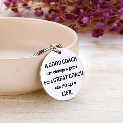 Coaches Keychain Teachers Day Gift Birthday Gift for Coaches Teachers Appreciation Gift Thank You Keyring Jewelry Christmas Gift