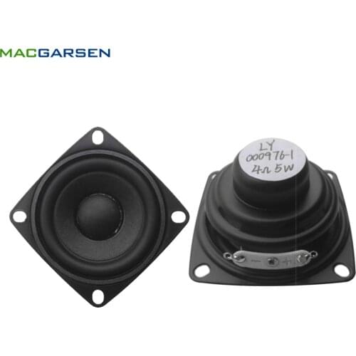 2Pcs 2inch Full Range Speaker 4 ohm 5 W Home Theater Portable Audio Bluetooth Speaker Horn 52mm HIFI Speakers