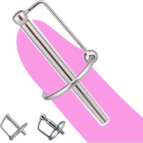 BDSM Urethra Catheter Sex Toys For Men Penis Ring Metal 3-8mm Urethra Sound Urethra Dilator Delay Ejaculation Penis Plug For Men