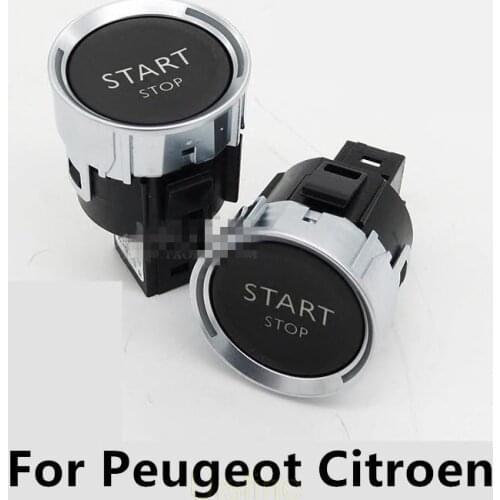 For Peugeot 508 2008 3008 Citroen C5 C4 One key start switch button button high quality Auto Accessories Free shipping