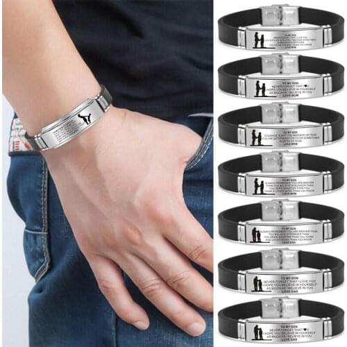 Luxfacigoo Engraved Bracelets