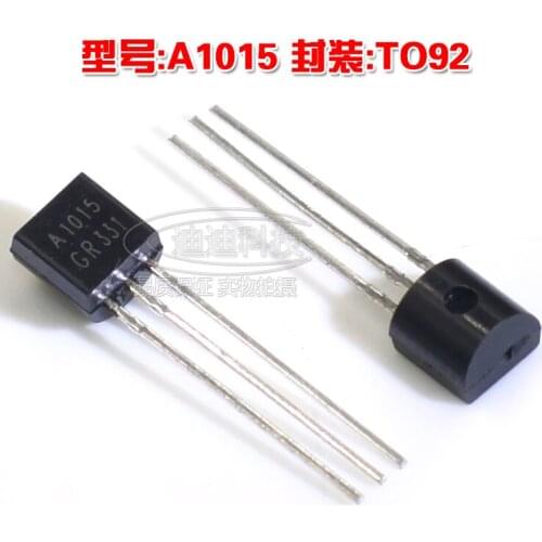 New A1015 TO92 PNP Audio Transistor Output 50V 0.15A 1015 to92 Straight