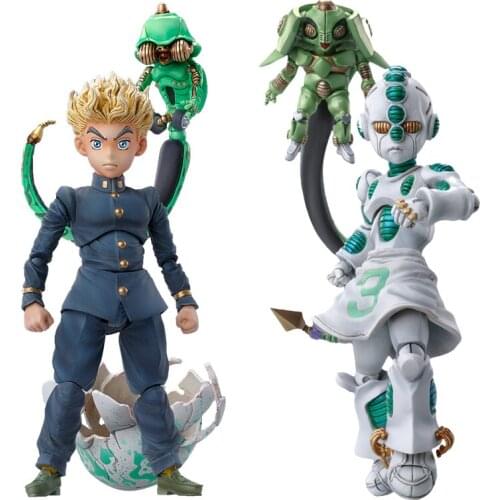 Original Anime Medicos JoJos Bizarre Adventure Koichi Hirose ACT2 3 Finished Good Action Figure Collectible Model Toys