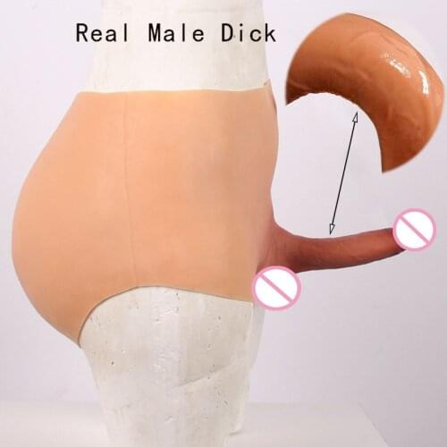 Silicone Realistic Vagina Pants Shemale Crossdresser Pussy Pants Transgender Artificial Sex Fake Underwear Enhancer Hip Linen 18