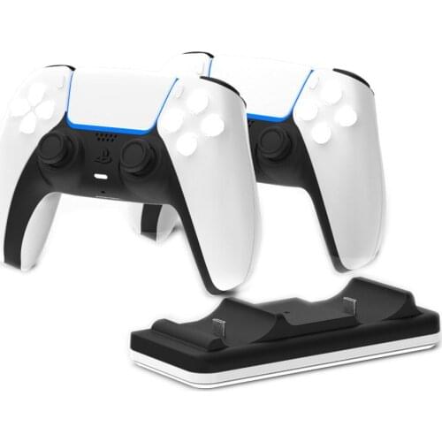 SND-463 Dual Charging Stand For PS5 Controller Charging Base For PS5 Gamepad USB Charger
