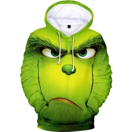 Movie Green Monkey 3D Printed Hoodie Men/Women Long Sleeve Hoodies Sweatshirt Streetwear Christmas Jacket Coat Brand Clothes