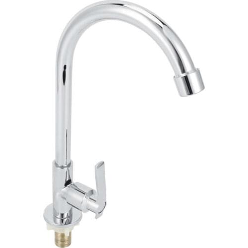 Water Tap /2 Sink Faucet Cold Water Tap Basin Faucet High Arch Nozzle Faucet Kitchen Faucet for Kitchen Kitchen Tools Faucet And