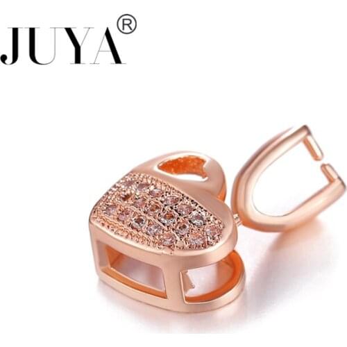 2019 Fashion Micro Pave Jewelry Bijoux Shining Zircon Heart Floating Charms For Jewelry Making Diy Craft Clasp Jewelry Berloque