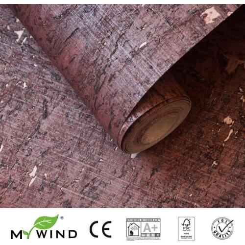 3D Wallpaper In Roll Decor 2019 MY WIND Noble wine red Luxury taste Wallpapers Luxury 100% Natural Material Safety Innocuity