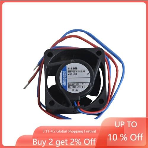 414JHH brand new original EBMPAPST4025 24V 2.3W 414JHH 3-wire inverter fan