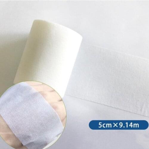 5cm*9.14m 12 Rolls Nonwowen Tape Eyelash Extension Lint Eye Pads White Tape Under Eye Pads Paper For False Eyelash Patch