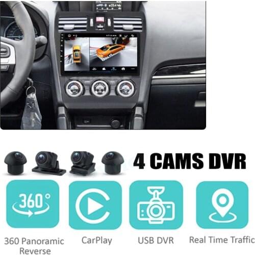 For Subaru XV WRX Crosstrek GP Ascent Evoltis Car Multimedia Audio Radio Navigation NAVI Player Built-in CarPlay 360 BirdView