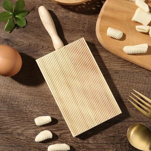Household Garganelli Board Practical Wooden Pasta Gnocchi Board Easy Make Pasta Noodles Tools Baking Kitchen Accessories
