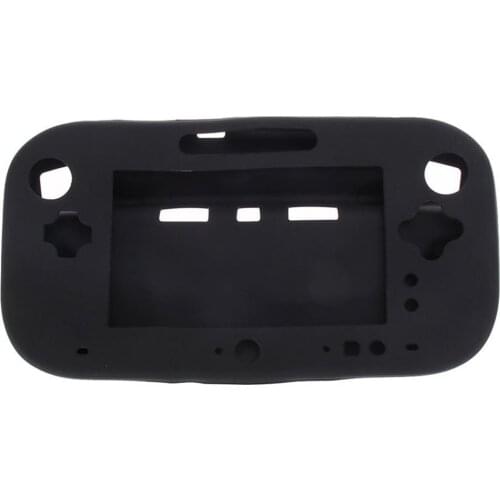 4 Colors Silicone Rubber Case For Wii U Console Protector Ultra Soft Gel Cover Skin Shell for Nintend WiiU Gamepad Accessories