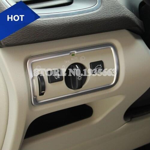 For VOLVO V40 Interior Headlight Switch Button Trim Cover 2012-2018 1pcs Car Accessories Interior Car Decor Car Trim