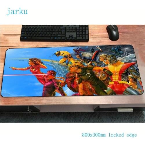X-Men mouse pad 80x30cm Cartoon gaming mousepad gamer mouse mat computer Aestheticism desk padmouse laptop large play mats