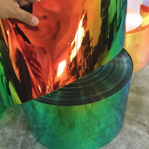 Black AB Sequins Sheet Raw Material Loose PVC Spangles Arbitrary Cutting For DIY Wedding Backdrop Paillettes