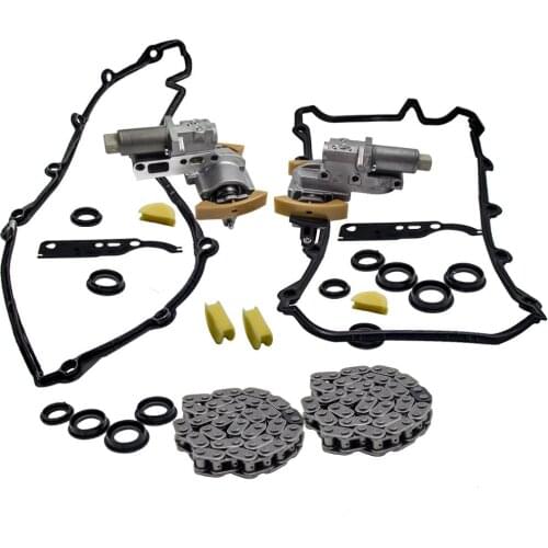 Complete Set Timing Chain Tensioner Gasket Kit For AUDI A6 VW V8 4.2L -077109088