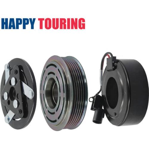 Sd7h15 auto air conditioning compressor car ac clutch spare parts for proton gen 2 1.3 1.6 2004- 6pk 124mm